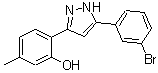 CAS#: 423753-91-7, 2-[5-(3-Bromophenyl)-1H-Pyrazol-3-Yl]-5-Methylphenol