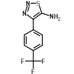 CAS#: 423768-49-4, 4-[4-(Trifluoromethyl)Phenyl]-1,2,3-Thiadiazol-5-Amine