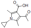CAS#: 423769-78-2, 4-Acetyl-1-Cyclopropyl-2,5-Dimethyl-1H-Pyrrole-3-Carboxylic acid