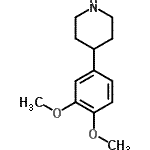 CAS 登录号：42434-76-4， 4-(3,4-二甲氧基苯基)哌啶