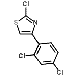 CAS#: 42445-51-2, 2-Chloro-4-(2,4-Dichlorophenyl)-1,3-Thiazole