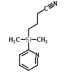 CAS#: 424822-12-8, 4-[Dimethyl(2-Pyridinyl)Silyl]Butanenitrile