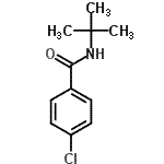 CAS 登录号：42498-40-8， 4-氯-N-(2-甲基-2-丙基)苯甲酰胺