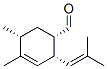 CAS 登录号：42507-58-4， (1alpha,2alpha,5alpha)-4,5-二甲基-2-(2-甲基丙烯-1-基)环己-3-烯-1-甲醛
