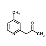 CAS 登录号：42508-80-5， 1-(4-甲基-2-吡啶基)丙酮