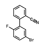 CAS 登录号：425378-71-8， 5'-溴-2'-氟-2-联苯甲腈