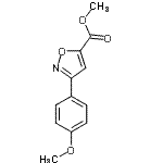 CAS 登录号：425609-97-8， 甲基3-(4-甲氧基苯基)-1,2-恶唑-5-羧酸酯