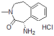 CAS 登录号：425663-71-4， (1S)-1-氨基-1,3,4,5-四氢-3-甲基-2H-3-苯并氮杂卓-2-酮盐酸盐(1:1)