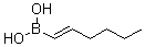 CAS 登录号：42599-18-8， B-(1E)-1-己烯基-硼酸