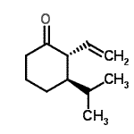 CAS 登录号：426206-77-1， (2R,3R)-3-异丙基-2-乙烯基环己烷酮
