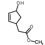 CAS#: 426226-10-0, Methyl 2-(4-Hydroxy-1-Cyclopent-2-Enyl)Acetate