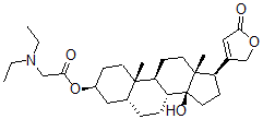 CAS#: 42716-82-5, 3beta-(N,N-Diethylaminoacetyloxy)-14-Hydroxy-5beta-Card-20(22)-Enolide