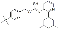 CAS#: 42754-21-2, S-[4-(2-Methyl-2-propanyl)benzyl] [2-(3,5-dimethylcyclohexyl)-3-pyridinyl]carbamothioate
