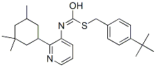 CAS 登录号：42754-22-3， S-[4-(2-甲基-2-丙基)苄基][2-(3,3,5-三甲基环己基)-3-吡啶基]硫代氨基甲酸酯
