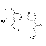 CAS#: 427885-83-4, Ethyl 2-(3,4,5-Trimethoxyphenyl)Pyridine-4-Carboxylate