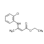 CAS#: 42792-92-7, Ethyl (2Z)-3-[(2-Chlorophenyl)Amino]-2-Butenoate