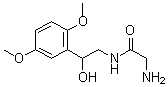 CAS 登录号：42794-76-3， 2-氨基-N-[2-(2,5-二甲氧基苯基)-2-羟基乙基]-乙酰胺