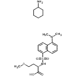 CAS 登录号：42808-13-9， N-{[5-(二甲基氨基)-1-萘基]磺酰基}-L-蛋氨酸-环己胺(1:1)
