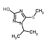 CAS#: 42838-38-0, 1-Isopropyl-5-(Methylsulfanyl)-1,2-Dihydro-3H-1,2,4-Triazol-3-One