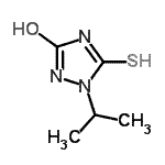 CAS 登录号：42838-86-8， 1-异丙基-5-硫代-1,2,4-三唑烷-3-酮