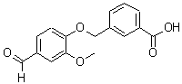 CAS 登录号：428470-46-6， 3-[(4-甲酰基-2-甲氧基苯氧基)甲基]苯甲酸