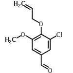 CAS 登录号：428479-97-4， 4-(烯丙氧基)-3-氯-5-甲氧基苯甲醛