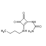 CAS#: 428500-02-1, 1-[2-(Butylamino)-3,4-Dioxo-1-Cyclobuten-1-Yl]Urea