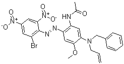 CAS#: 42852-92-6, N-[2-[(2-Bromo-4,6-Dinitrophenyl)Azo]-4-Methoxy-5-[Benzyl-2-Allylamino]Phenyl]-Acetamide