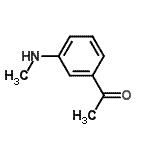 CAS 登录号：42865-75-8， 1-[3-(甲基氨基)苯基]乙酮