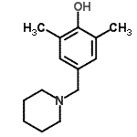 CAS#: 42900-97-0, 2,6-Dimethyl-4-(1-Piperidinylmethyl)Phenol