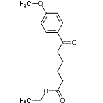 CAS 登录号：42916-80-3， 乙基6-(4-甲氧基苯基)-6-氧代己酸酯