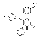 CAS#: 42919-59-5, 4-(3-Methoxyphenyl)-5-(4-Methylphenoxy)-6-Phenyl-2(1H)-Pyrimidinone