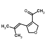 CAS#: 429680-04-6, 1-[4-(2-Methyl-1-Propen-1-Yl)-2,5-Dihydro-3-Furanyl]Ethanone