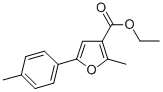 CAS 登录号：4302-54-9， 2-甲基-5-(4-甲基苯基)-3-糠酸乙酯
