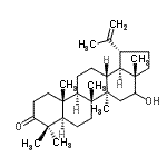 CAS 登录号：43043-12-5， 16-羟基羽扇-20(29)-烯-3-酮