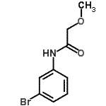 CAS 登录号：430463-83-5， N-(3-溴苯基)-2-甲氧基乙酰胺