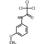 CAS#: 4306-33-6, 2,2,2-Trichloro-N-(3-Methoxyphenyl)Acetamide