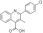 CAS#: 43071-47-2, 2-(4-Chlorophenyl)-3-Methyl-4-Quinolinecarboxylic Acid