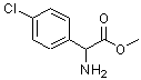 CAS 登录号：43189-20-4， 氨基(4-氯苯基)乙酸甲酯