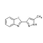 CAS#: 43193-09-5, 2-(5-Methyl-1H-Pyrazol-3-Yl)-1,3-Benzothiazole
