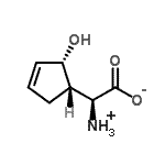 CAS 登录号：433216-72-9， (2S)-铵基[(1S,2S)-2-羟基-3-环戊烯-1-基]乙酸酯