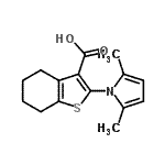 CAS#: 433245-13-7, 2-(2,5-Dimethyl-1H-Pyrrol-1-Yl)-4,5,6,7-Tetrahydro-1-Benzothiophene-3-Carboxylic Acid