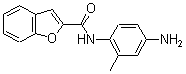 CAS 登录号：433252-24-5， N-(4-氨基-2-甲基苯基)-2-苯并呋喃甲酰胺
