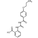 CAS#: 433688-03-0, 2-{[(4-Propoxybenzoyl)Carbamothioyl]Amino}Benzoic Acid