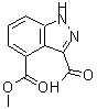 CAS 登录号：433728-79-1， 3-甲酰基-4-吲唑羧酸甲酯