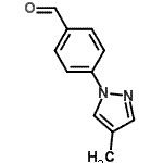 CAS 登录号：433920-86-6， 4-(4-甲基-1H-吡唑-1-基)苯甲醛