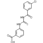 CAS#: 433942-71-3, 3-{[(3-Chlorobenzoyl)Carbamothioyl]Amino}Benzoic Acid