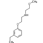 CAS#: 433945-47-2, 2-(3-Ethylphenoxy)-N-(2-Methoxyethyl)Ethanamine
