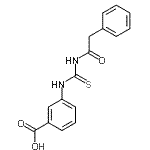 CAS#: 433967-43-2, 3-{[(Phenylacetyl)Carbamothioyl]Amino}Benzoic Acid