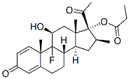 CAS#: 4351-48-8, 9-Fluoro-11beta,17-Dihydroxy-16beta-Methylpregna-1,4-Diene-3,20-Dione 17-Propionate
